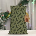 thumbnail image 6 of XMXT Christmas Drawstring Gift Bags, Green Cartoon Christmas Socks Wrapping Sacks Candy Packing Bag Party Decorations Favor Bags, S, 6 of 8