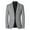 Gray, variant on Christmas Aoochasliy Mens Coats Outerwear Casual Single-breasted Trendy Suit Business Casual Suit Wool Coat