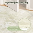 thumbnail image 6 of WANLISELL 6'x9' Area Rug for Living Room, Non-Slip Machine Washable Rug, Soft Abstract Rug for Home Office Decor, Beige, 6 of 12