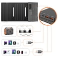thumbnail image 2 of Panel solar portátil ZeroKor de 60 W, salida USB DC plegable, 2 of 7