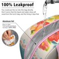 thumbnail image 5 of Lunch Bag Lunch Box for Women Reusable Insulated Lunch Cooler Bags,Large Capacity for Work Travel Picnic,Water-Resistant Pioneer Colorful Floral Lunch Tote Bag Gifts for Woman Mom Pink, 5 of 6