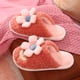 thumbnail image 5 of Zapatillas de algodón de invierno para hombre y mujer, zapatos cálidos de felpa con flores para interiores, zapatillas de algodón para parejas al aire libre Wmkox8yii  hj789, 5 of 5