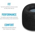thumbnail image 2 of Comply Ultra Premium Memory Foam Earphone Tips Jaybird X4, Noise Reducing Replacement Earbud Tips, Comfortable Secure, 2 of 6