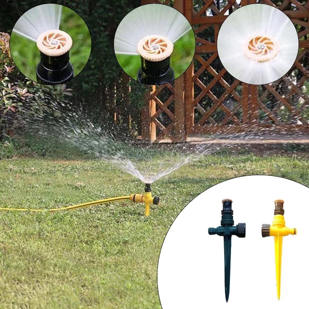 JZROCKER Lawns Watering Sprinklers Irrigation Equipment with Auto 360Rotation for Household Garden Use 10pcs