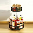 thumbnail image 5 of Usloyux Under $5 Rotating Kitchen Organizer Shelf, 360 Degree Spice Storage Rack System, Countertop Multifunctional Spice Organizer, Metal Tiered Storage Solution Unit, Kitchen Space Management, 5 of 6