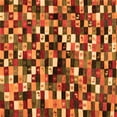 thumbnail image 1 of Ahgly Company Indoor Square Abstract Orange Contemporary Area Rugs, 8' Square, 1 of 1