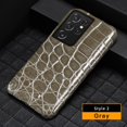 thumbnail image 1 of Funda de cuero de cocodrilo 100% Natural para teléfono Samsung Galaxy S23 S21 S22 Ultra S20 FE S10 S21 Plus Note 20 A71 A51 A52 A53 A54 qym unisex, 1 of 2