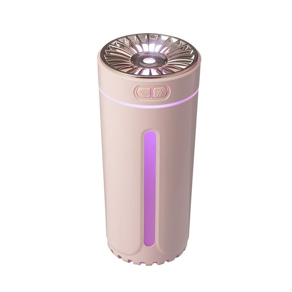 Matsuzay Humidificador de aire de 300ml, difusor de Aroma USB para el hogar, la Oficina, la sala de estar, el rociador de escritorio, luz Humidificadores Rosado