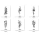 thumbnail image 2 of Tatuaje Temporal 6 uds brazo manga tatuaje impermeable falso tatuaje realista cuerpo arte completo falso tatuaje Ehuebsd Libre de BPA, 2 of 4