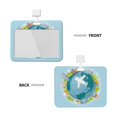 thumbnail image 2 of Kdxio Dreaming Travel Card Badge Holder Work Badge Sleeve for Office, School, Factory, ID Credit Cards, Driver Licenses and Passes, 2 of 7
