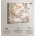 thumbnail image 2 of Dune Impressions III Canvas Gemstone Abstract Art by Art Remedy, Gallery Wrapped, 16" x 16", 2 of 7