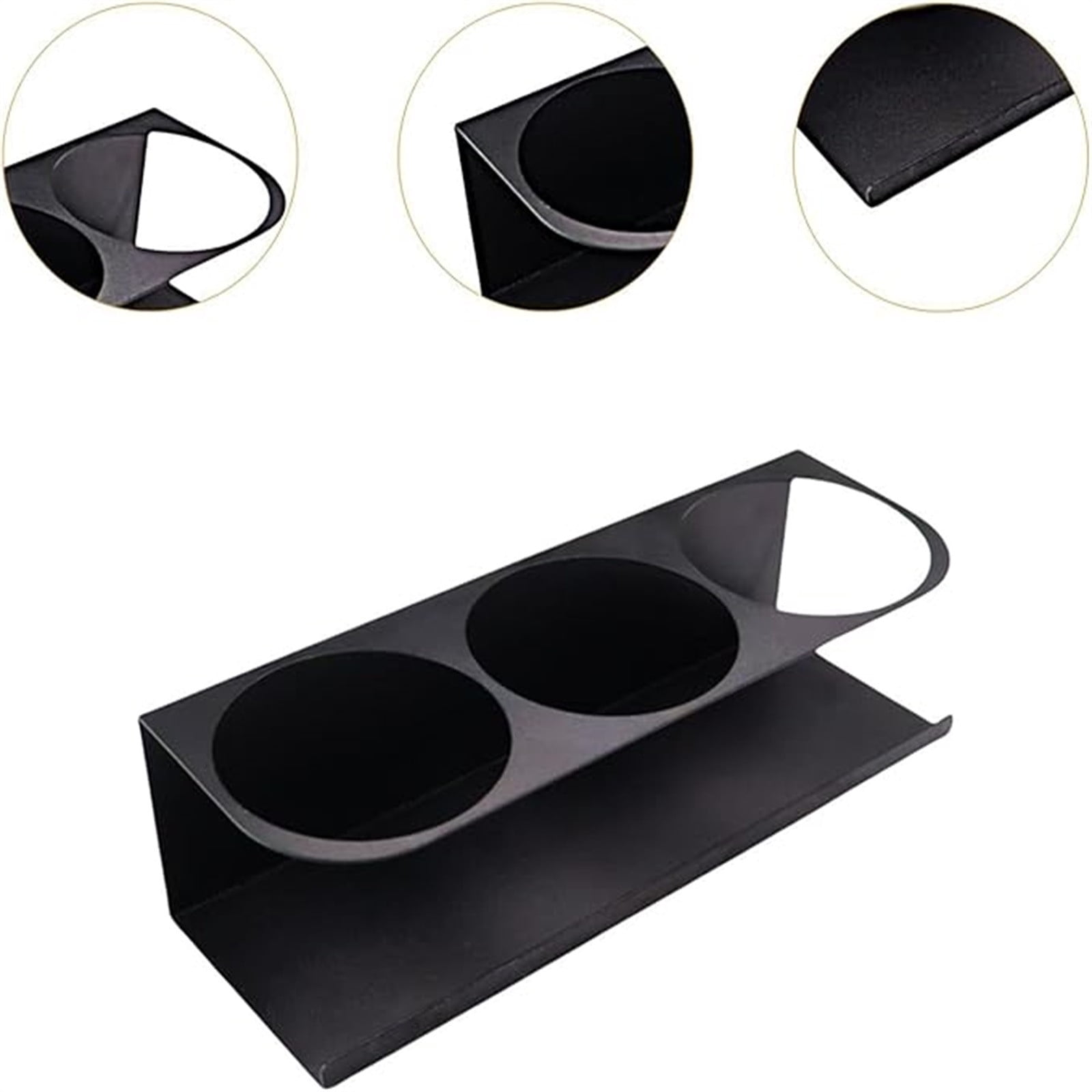 Magnetic Cup Holder, 3-Slot Magnetic Cup Storage Rack Holder,Magnetic Water Bottle Organizer Rack for Fridge, Magnetic Cup Organization Shelf for Workplace, Home, Kitchen