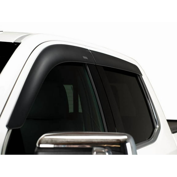 Husky Liners Low Profile Ventvisors/Rain Guards Fits 2016-2023 Toyota Tacoma Double Cab, 1 pc. Matte Black-2867036