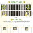thumbnail image 2 of 2 Pcs Chemin de Table Rayé Citron Saisonnier Printemps Été Citron Lavable Nappe Hello Citron Lin Toile de Jute Chemin de Table pour Décoration Intérieure Extérieure Maison Fête, 72 x 13 Pouces, 2 of 7