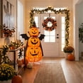 thumbnail image 4 of Magotan 5ft Halloween Pumpkin Decorations, 3D Pop Up Collapsible Pumpkin Decor, Pre-Lit 130 LED Lighted Up Pupmkin,Decor for Indoor Outdoor Yard Garden, 4 of 7