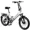 White, variant on Lilypelle Folding Step-Thru Electric Bike for Adults, 20"×3.0 Fat Tire 7 Speed Electric Cargo Bicycle, 500Wh Built-in detachable battery, Peak 1000W Rear Motor,20MPH, Fits for 4'9" to 6'5"