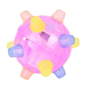 SPRING PARK Electric LED Light Jumping Ball, Vibrating and Bouncing Crazy Fun Toy with Flashing Bright Lights, Music and Sound Pet Chewing Toy Kids Baby Gift