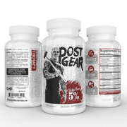 5% Nutrition Rich Piana Post Gear PCT Support Booster | Estrogen Blocker, Aromatase Inhibitor | Post Cycle Therapy Supplement | DAA, DIM, Longjack, Stinging Nettle, Milk Thistle, 240 Capsules