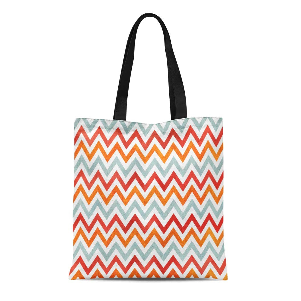 ASHLEIGH Canvas Bag Resuable Tote Grocery Shopping Bags Colorful