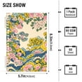 thumbnail image 2 of FORMRS 1-Subject Spiral Notebook 8" x 5" College Ruled 60 Refillable Sheet A5 Hard Cover, Pink Floral Wave, 2 of 7