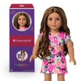 thumbnail image 1 of American Girl Truly Me 18-inch Doll #117 with Brown Eyes, Dark-Brown Hair w/Highlights, Tan Skin, T-shirt Dress, For Ages 6+, 1 of 5