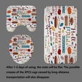 thumbnail image 5 of 4PCS Boho Rainbow Fall Shower Curtain Set, Waterproof Fabric White Shower Curtain, Non-Slip Bath Mat Bathroom Rugs, Autumn Pumpkin Floral Plant Harvest Thanksgiving Girls Kids Bathroom Decor, 5 of 7