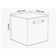 thumbnail image 4 of Cajas De Almacenamiento Xtellar De Organizadora Tela Plegables/3pcs, 4 of 4