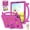 Rose, variant on Cartoon EVA Case for iPad Pro 13 2024/Air 13 2024/Air 13 2025/Pro 12.9 2022 2021 2020 2018,Lightweight Kids Tablet Cover with Kickstand&Non-Slip Handle Grip Shock-Absorbing Drop Protection,Rose