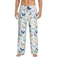 thumbnail image 2 of Kdxio Butterfly Print Men's Sleep Pajama Pant Lounge Pants with Pockets, 2 of 8