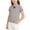 Gray-07, variant on Girls' Ribbed Knit Ruffle Edge Short Sleeve T-Shirt Contrast Trim Crew Neck Bow Detail Slim Fit Casual Tee for Summer