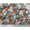 thumbnail image 2 of Soimoi Poly Georgette Fabric Leaves & Lemon Vegetable Print Fabric by Yard 42 Inch Wide, 2 of 3
