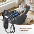 thumbnail image 3 of Yosoo Health Gear 2 Buttons 5 Pin Recliner Chair Electric Remote Control Lift Chair Manual Hand Controller for Lifting Chair Electric Sofa (Black), 3 of 5