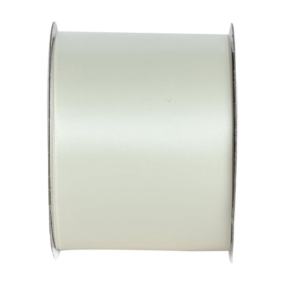 Gwen Studios 2.25" Cream Satin Ribbon, 7 Yards