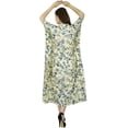 thumbnail image 2 of Bimba Women Long Cotton Kaftan Night Maxi Gown Floral Butterfly Caftan, 2 of 6