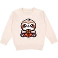 thumbnail image 2 of Inktastic Basketball Sloth Toddler Sweatshirt, 2 of 4