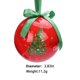 thumbnail image 3 of Holiday Ball Ornament Tree Ornament, 2.8 Inch Multi-style Holiday Light Bulb Ornament Holiday Tree Ornament Tree Dress Family Party Holiday Ornament, 3 of 6