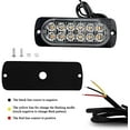 thumbnail image 6 of LINLIN Side Warning Lights, 4PCS 12LED Side Marker Light Emergency Strobe Lamps Flashing Lights for Truck and Car 12-24V Universal, 6 of 8