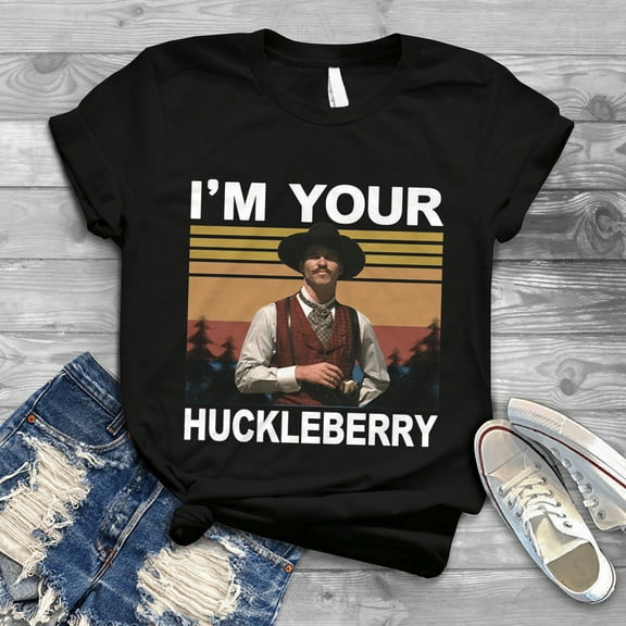 I'm Your Huckleberry Sunset Vintage T-Shirt, Cool Doc Holliday Retro Gift Funny Cute Shirt