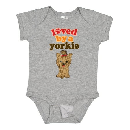 

Inktastic Yorkshire Terrier Dog Yorkie Gift Baby Boy or Baby Girl Bodysuit