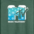 thumbnail image 3 of MTV - Snowflakes  - Women's Lightweight French Terry Long Sleeve Shirt, 3 of 5