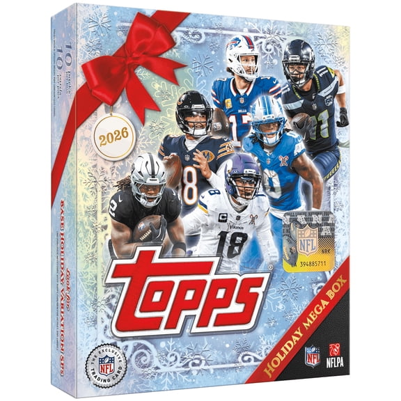 Collectible 26 TOPPS FOOTBALL HOLIDAY MEGA BOX