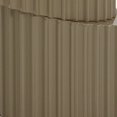 thumbnail image 4 of Benjara 21 Inch End Table, Center Sliced Art Design, Fluted Details, Taupe Gray, 4 of 5