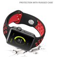 thumbnail image 4 of Compatible con Apple Watch Band 38-40 mm / 42 mm-44 mm, correa de muñeca de repuesto deportiva de silicona transpirable Compatible con iWatch Series 5/4/3/2/1 Adepaton 2033261-10, 4 of 9