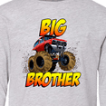 thumbnail image 4 of Inktastic Big Brother Monster Truck Long Sleeve Youth T-Shirt, 4 of 5