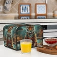 thumbnail image 6 of Balery Pond Meditating Tiger Pattern Oven Cover Kitchen Bread Machine Protector, 4 Slice Toaster Cover for Home, Anti Dust Fingerprint Coaster Cover, 6 of 7