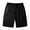 A-Black, variant on Women's Summer Oversize Shorts Workout Elastic Waist Casual Pockets Cargo Shorts