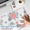 thumbnail image 4 of Pink and Blue Flowers &nbsp;pad Mousewaterproofno Slip&nbsp;for Office Home Work GamingmousepadRubber Base Mousepad with Stitched Edges 31.5x11.8inches, 4 of 7
