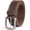 Bourbon Brown, variant on Fianmy Men's Full Grain Leather Belt for Jeans, 1.5" Handmade Casual Leather Belts for Men with Gift Box