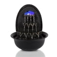 thumbnail image 1 of SereneLife SLTWF67LED Tabletop Water Fountain Decoration with LED, 1 of 1