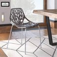 thumbnail image 1 of Silla de comedor moderna Asbury de LeisureMod con patas cromadas LeisureMod AC16TP, 1 of 2
